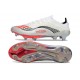 Crampons de Football adidas F50+ FG X Messi Blanc Ftwr Rouge Lucide Argent Mét