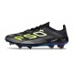 Crampons de Football adidas F50+ FG Core Noir Fer Mét. Citron Lucide