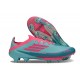Crampons adidas F50+ FG MESSI Aqua Flash Rose Lucide Cyan Lucide