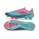 Crampons adidas F50+ FG MESSI Aqua Flash Rose Lucide Cyan Lucide