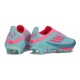 Crampons adidas F50+ FG MESSI Aqua Flash Rose Lucide Cyan Lucide