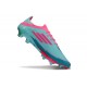 Crampons adidas F50+ FG MESSI Aqua Flash Rose Lucide Cyan Lucide