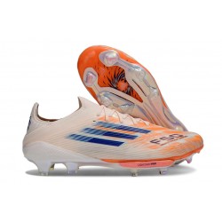 Crampons de Football adidas F50+ FG Orange Bleu