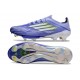 Crampons adidas F50+ FG Violet Rapide Blanc Ftwr Citron Lucide