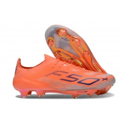 Crampons de Football adidas F50+ FG Orange Noir