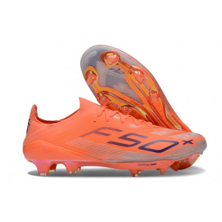 Crampons de Football adidas F50+ FG Orange Noir