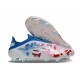 Chaussures adidas F50 Elite LL FG Blanc Rose Bleu