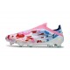 Chaussures adidas F50 Elite LL FG Blanc Rose Bleu