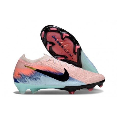 Crampons Nike Mercurial Vapor XVI Elite FG Rose Bleu Noir