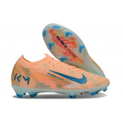 Crampons Nike Mercurial Vapor XVI Elite FG KM Orange Bleu