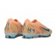 Crampons Nike Mercurial Vapor XVI Elite FG KM Orange Bleu