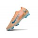 Crampons Nike Mercurial Vapor XVI Elite FG KM Orange Bleu