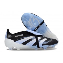 adidas Predator Elite Foldover Tongue FG Noir Blanc Bleu
