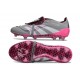 adidas Predator Elite Foldover Tongue FG Gris Blanc Rose