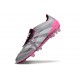 adidas Predator Elite Foldover Tongue FG Gris Blanc Rose