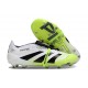 adidas Predator Elite Foldover Tongue FG Blanc Ftwr Core Noir Citron Lucide