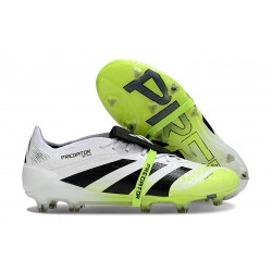 adidas Predator Elite Foldover Tongue FG Blanc Ftwr Core Noir Citron Lucide