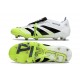 adidas Predator Elite Foldover Tongue FG Blanc Ftwr Core Noir Citron Lucide