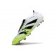 adidas Predator Elite Foldover Tongue FG Blanc Ftwr Core Noir Citron Lucide