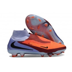 Chaussure Nike Phantom 6 Elite FG Teinte Royale Cramoisi Vif Noir