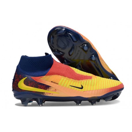 Nike Phantom 6 Elite FG X Haaland Orange Laser Citron Venin Bleu Vide