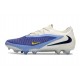 Nike Phantom 6 Low Elite FG Bleu Rapide Blanc Obsidienne Foncé