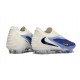 Nike Phantom 6 Low Elite FG Bleu Rapide Blanc Obsidienne Foncé
