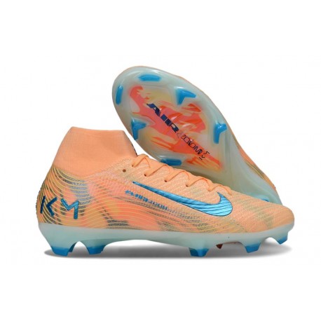 Nike Zoom Mercurial Superfly 10 Elite FG KM Orange Bleu