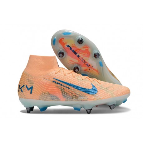 Nike Mercurial Superfly X Elite SG Pro Kylian Mbappé Orange Bleu