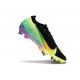 Nike Zoom Mercurial Vapor 16 Elite SG Noir Jaune Rouge Vert