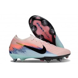 Nike Zoom Mercurial Vapor 16 Elite SG Rose Noir Bleu