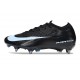 Nike Zoom Mercurial Vapor 16 Elite SG Noir Bleu Givré