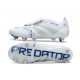 Adidas Predator Elite Fold-over Tongue SG Blanc Argent Bleu