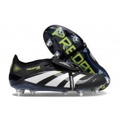 Adidas Predator Elite Fold-over Tongue SG Noir Blanc Jaune