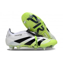 Adidas Predator Elite Fold-over Tongue SG Blanc Noir Jaune