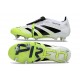 Adidas Predator Elite Fold-over Tongue SG Blanc Noir Jaune