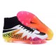 Hommes Chaussures Nike HyperVenom Phantom 2 FG Blanc Orange Rose Noir