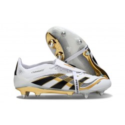 Adidas Predator Elite Fold-over Tongue SG Blanc Ftwr Noir Or Métallique