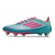 adidas F50 Elite SG-Pro MESSI Aqua Flash Rose Lucide Cyan Lucide