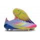 adidas F50 Elite SG-Pro Bleu Fusion Citron Lucide Rose Lucide