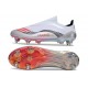 adidas F50 Elite Laceless SG X Messi Blanc Ftwr Rouge Lucide Argent Mét