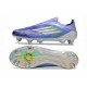 adidas F50 Elite Laceless SG Violet Rapide Blanc Ftwr Citron Lucide