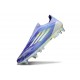 adidas F50 Elite Laceless SG Violet Rapide Blanc Ftwr Citron Lucide