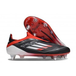 adidas F50 Elite Laceless SG Noir Rouge Blanc