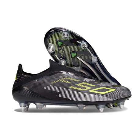 adidas F50 Elite Laceless SG Noir Jaune