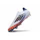 adidas F50 Elite Laceless SG Blanc Noir Rouge Bleu