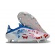 adidas F50 Elite Laceless SG Blanc Bleu Rouge