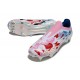 adidas F50 Elite Laceless SG Blanc Bleu Rouge