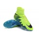 Nouveau Cramons Nike HyperVenom Phantom 2 FG Volt Bleu Noir