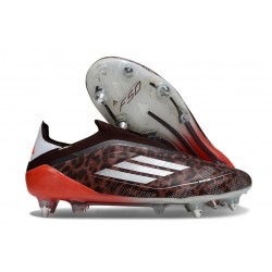 adidas F50 Elite Laceless SG Marron Blanc Rouge